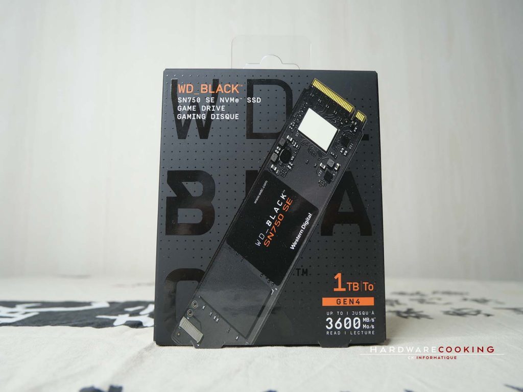 boîte SSD WD_BLACK SN750 SE