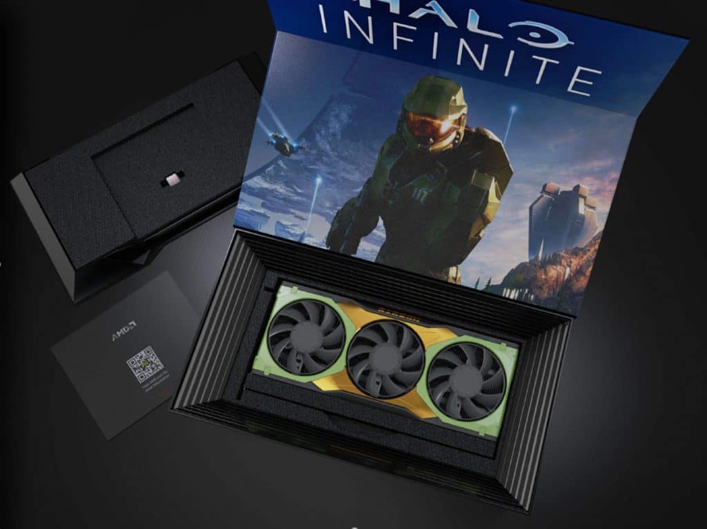 Packaging de la AMD Radeon RX 6900 XT Halo Infinite Edition
