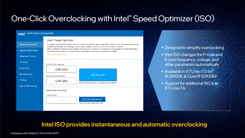 Intel Speed Optimizer