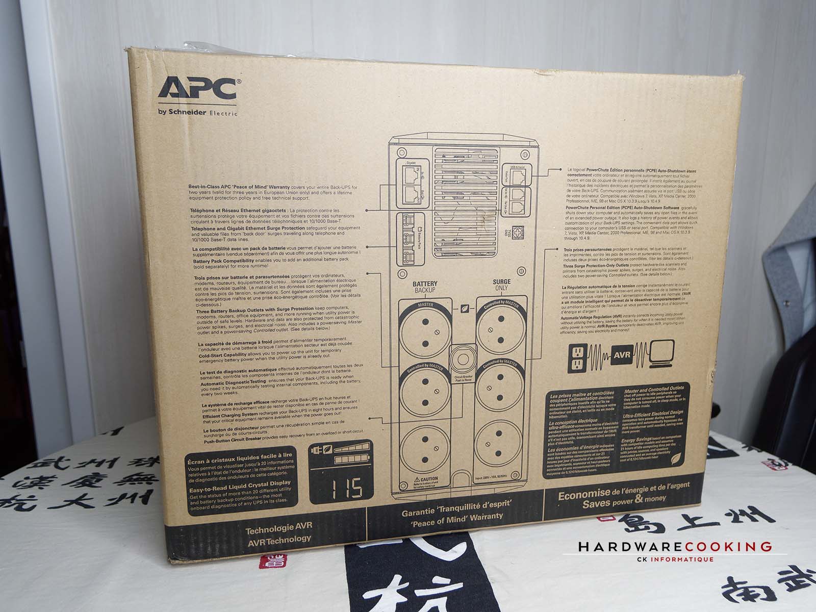 Test : onduleur APC Back-UPS Pro Green 1200VA - HardwareCooking