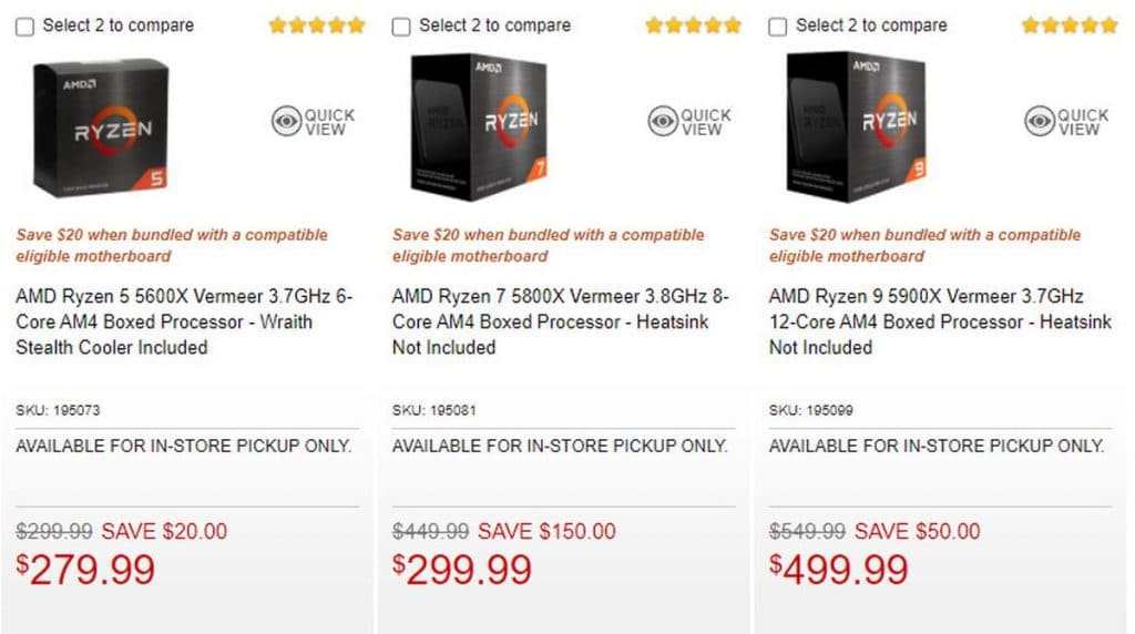 Vers une baisse des prix des AMD Ryzen 5000 pour lutter contre Intel ?