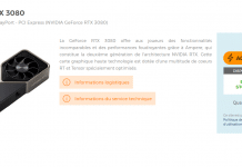 Alerte stock NVIDIA GeForce RTX 3080 Founders Edition