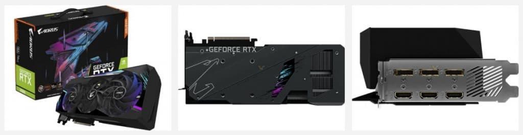 AORUS GeForce RTX 3080 MASTER 12G Grafikkarte