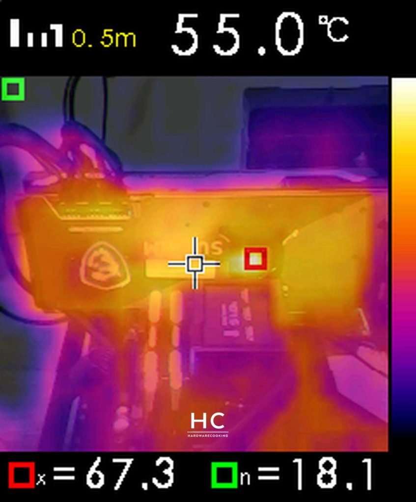 photo caméra thermique température GPU