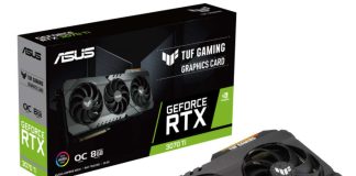 Une ASUS RTX 3070 Ti TUF O8G-GAMING à seulement 799,99 euros !