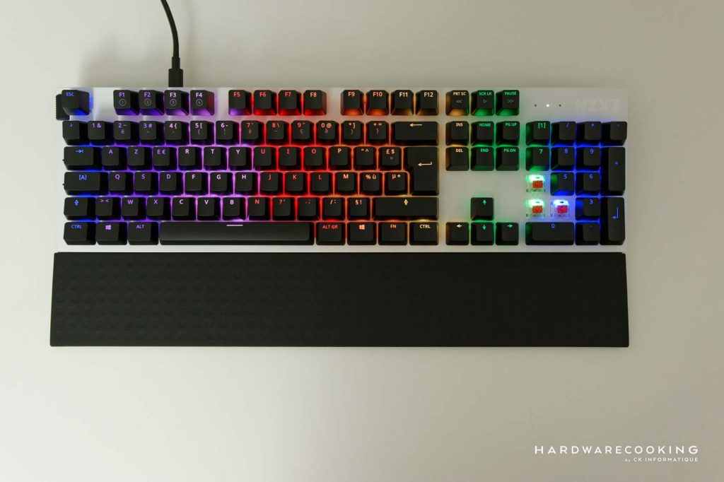 test clavier NZXT Function