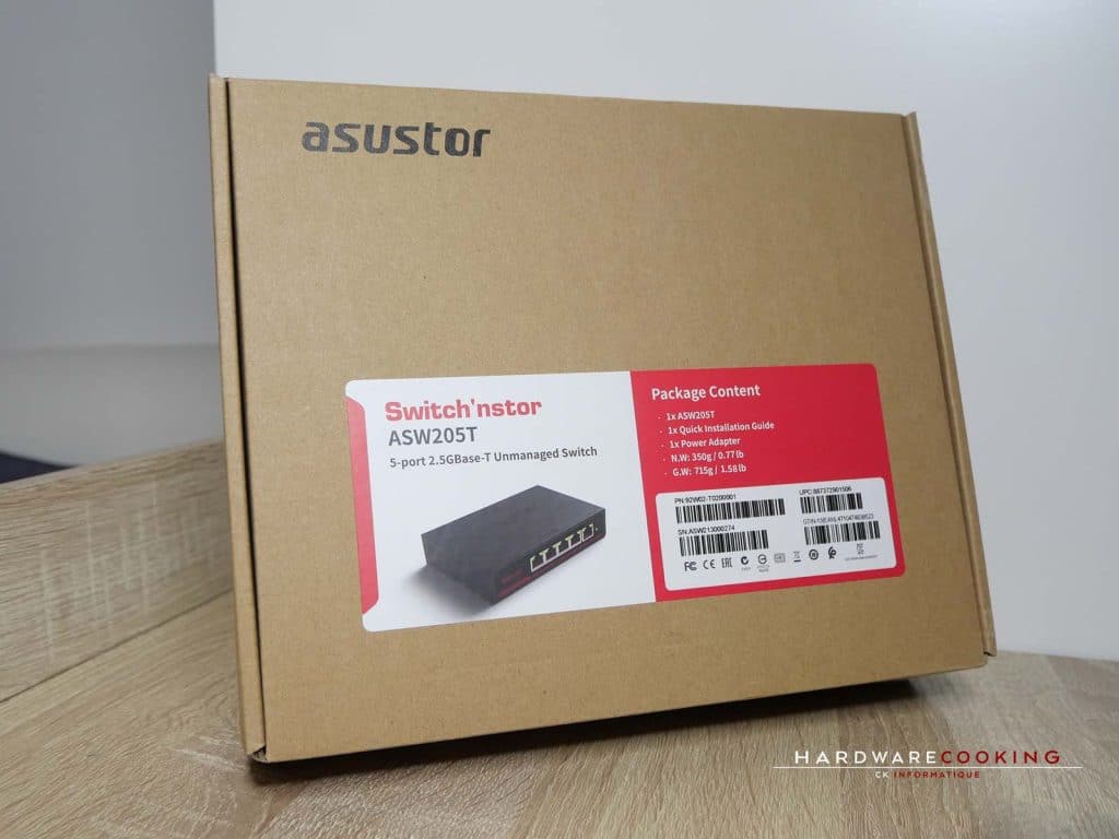 Test Asustor Switch'nstor (ASW205T)