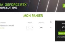 La NVIDIA GeForce RTX 3080 Founders Edition en stock