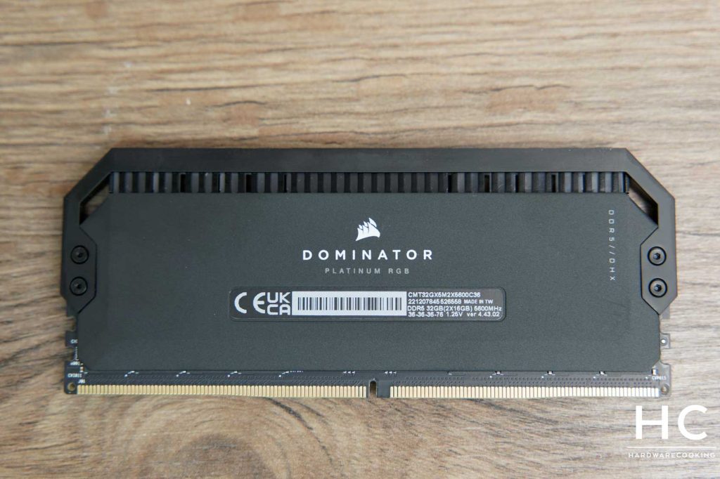 Test CORSAIR DOMINATOR Platinum RGB 5600 MHz CL36