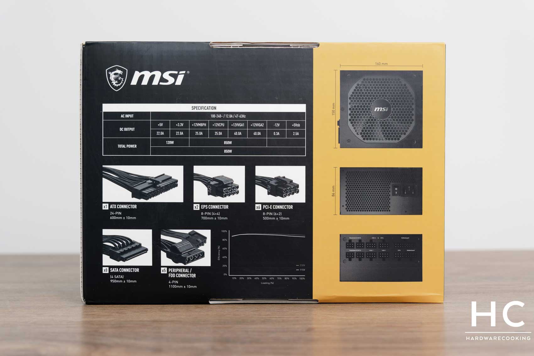 MSI MPG A750GF BLANC 80+ GOLD - Alimentation MSI sur