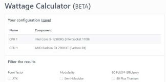 AMD Radeon RX 7000 : une apparition dans le calculateur de puissance Seasonic