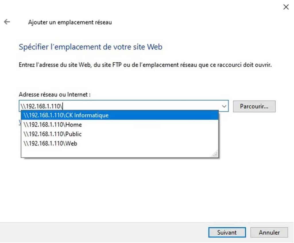Tuto : comment accéder aux données d'un NAS via l'explorateur de fichier Windows