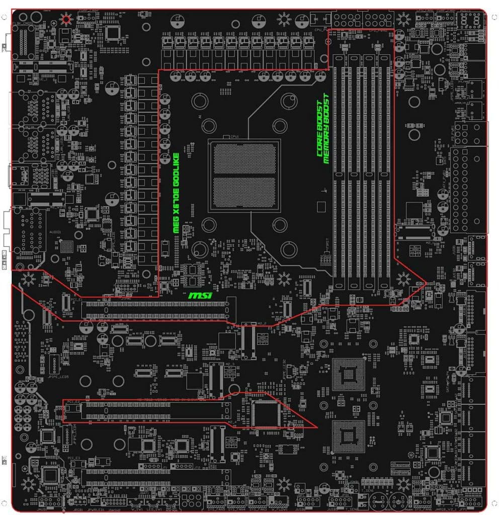 PCB MSI MEG GODLIKE X670E