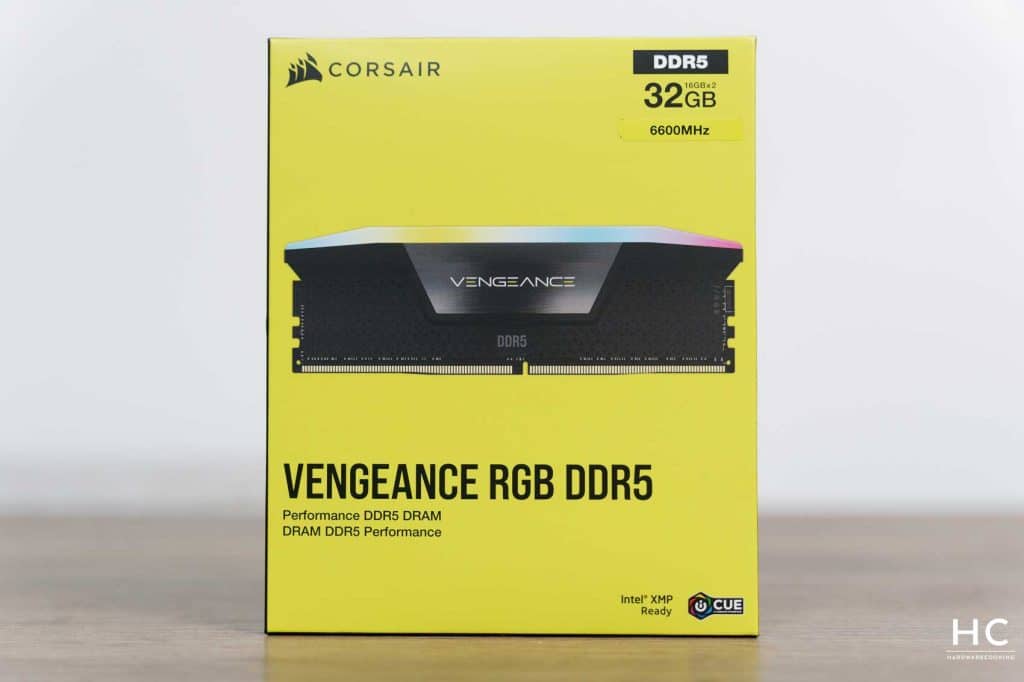 Test CORSAIR Vengeance RGB 6600 MHz CL32