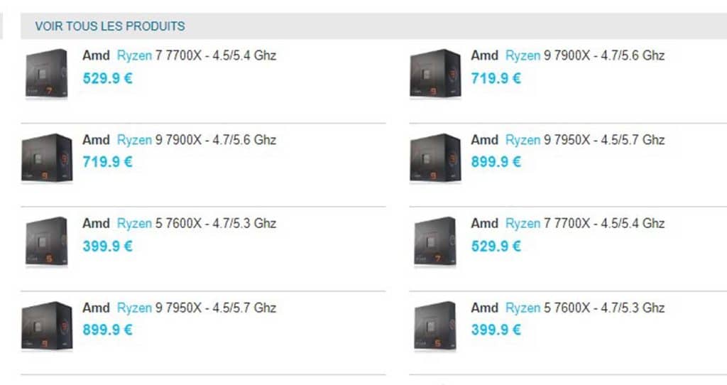 AMD Ryzen 7000 : ils sont disponibles à la vente !