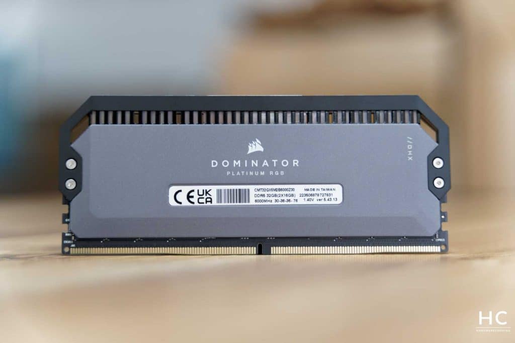 Test : CORSAIR DOMINATOR Platinum RGB DDR5-6000 CL30 AMD