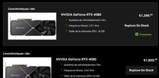 NVIDIA RTX 4090 et RTX 4080 Founders : les prix ont baissé !