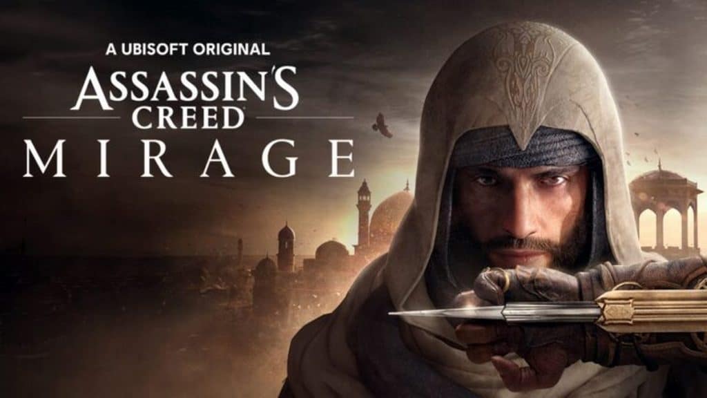 Affiche promotionnelle de Assassin's Creed Mirage.