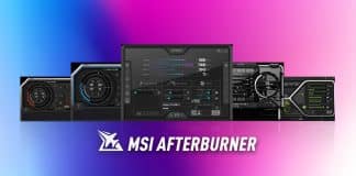 Images du logiciel MSI Afterburner