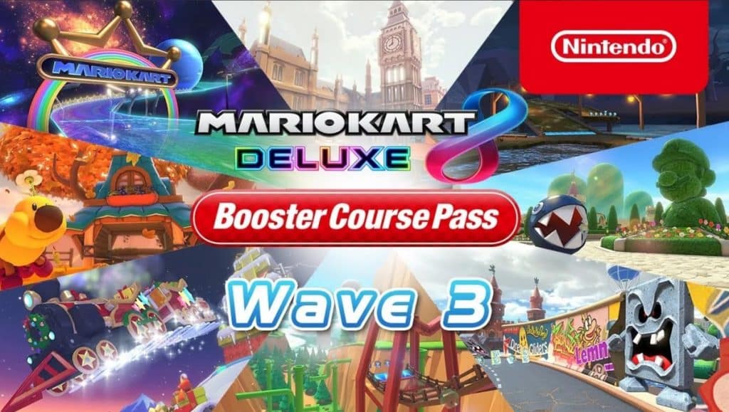 Image promotionnelle de la sortie du Pack Course N°3 de Mario Kart 8 Deluxe