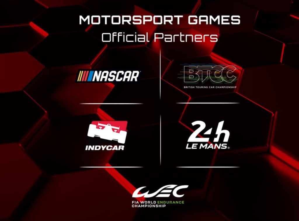 Affiche du partenariat des grandes ligues automobiles e-sportives