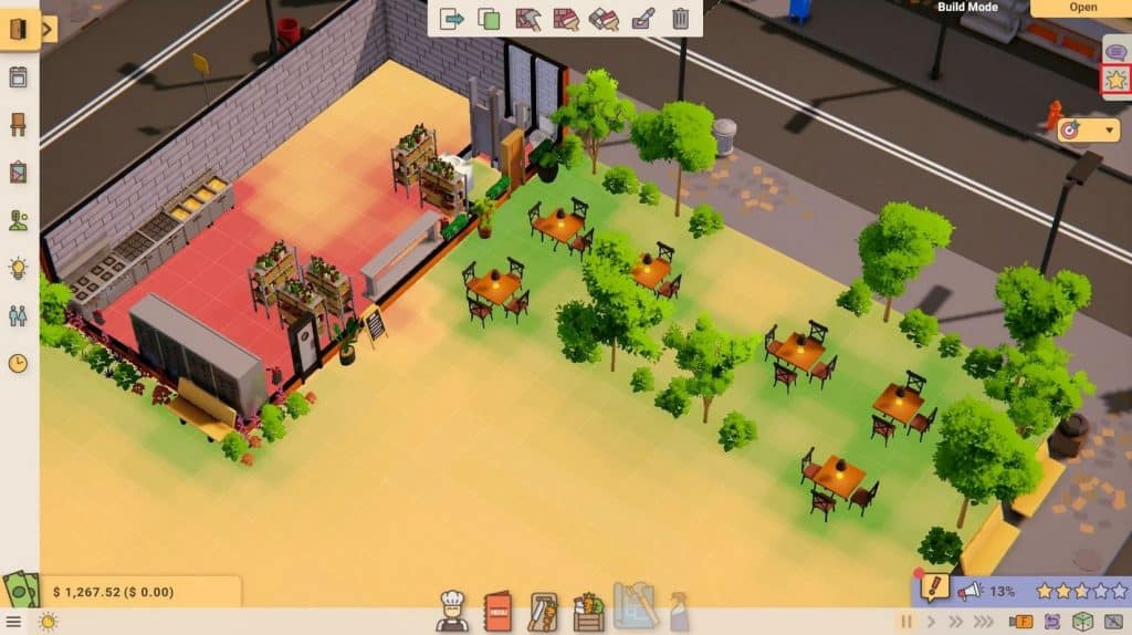 Un exemple de restaurant à créer dans Recipe for Disaster, le jeu gratuit de la semaine chez Epic Games 