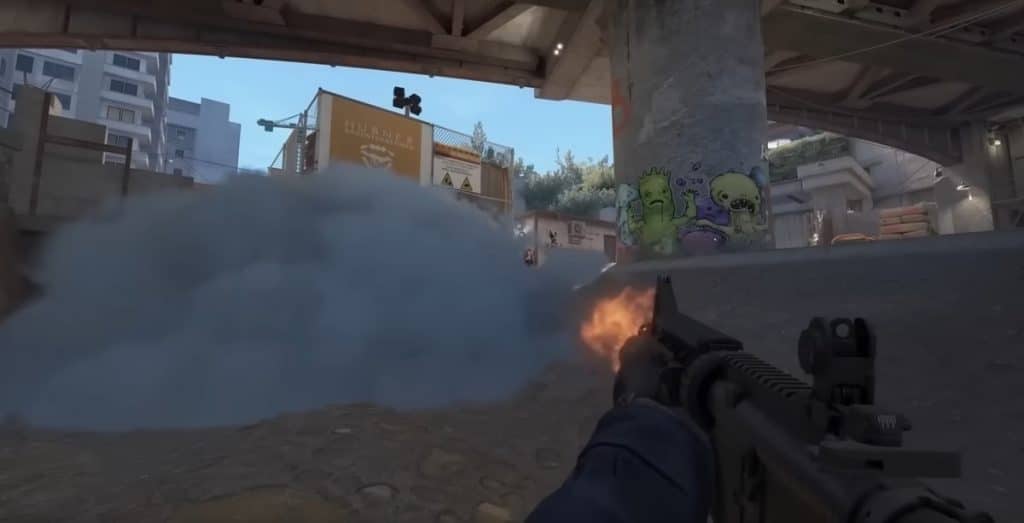 Apport des fumigènes réactifs sur le nouveau moteur Source 2 de Counter Strike 2