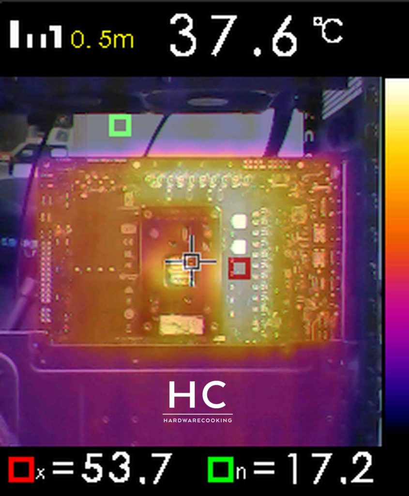Test VRM caméra thermique