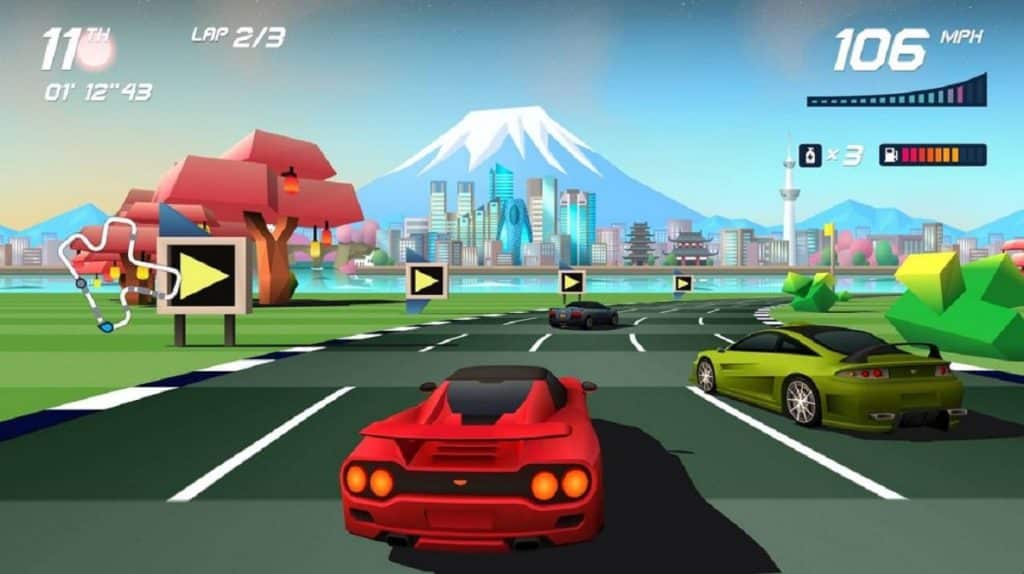 Horizon Chase Turbo, un des jeux gratuits de la semaine sur l'Epic Games Store.
