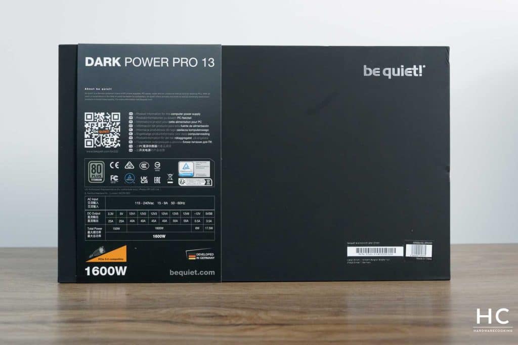 carton be quiet Dark Power Pro 13