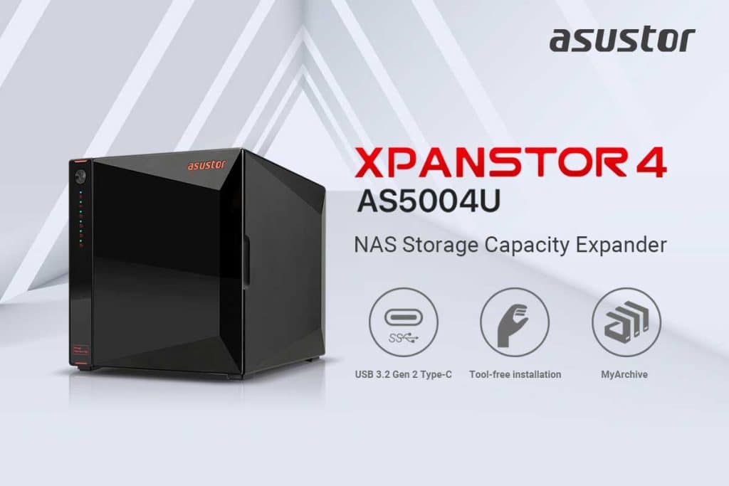 ASUSTOR Xpanstor 4 : une extension 4 baies pour étendre la capacité de son NAS
