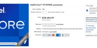 Intel Core i9-14900K vente