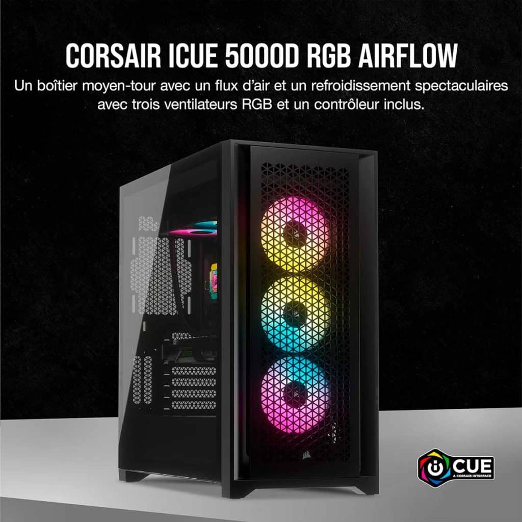 Black Friday CORSAIR 5000D iCUE RGB Airflow