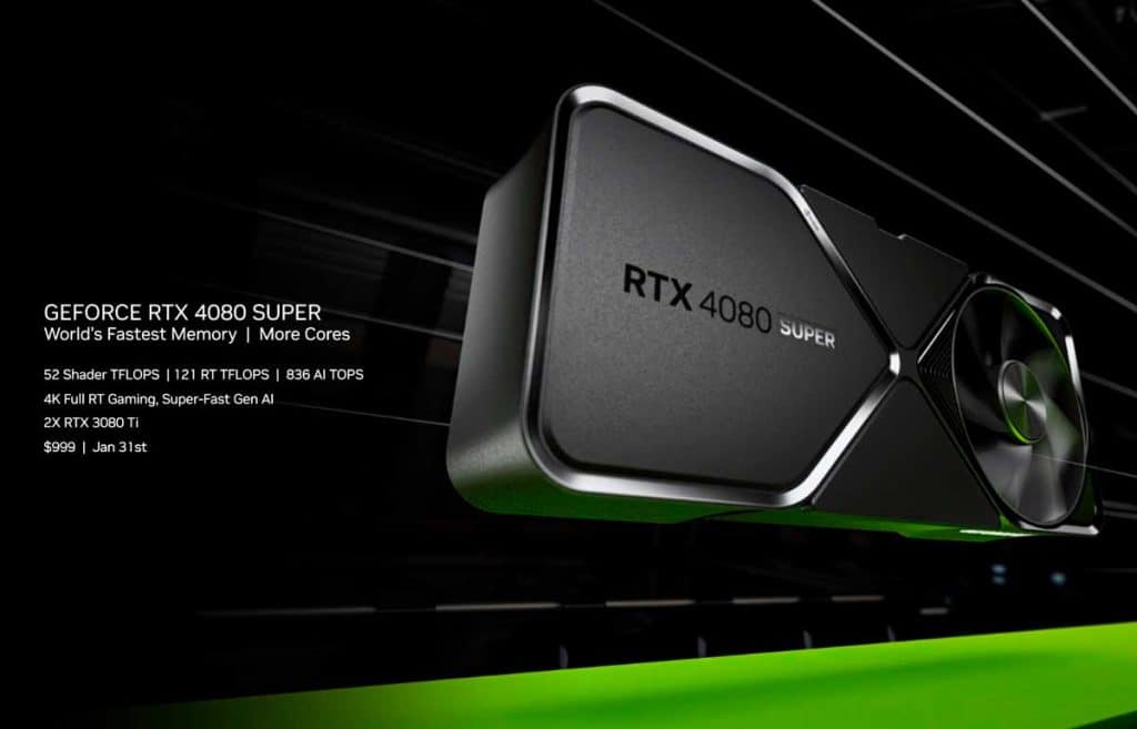 Annonce NVIDIA RTX 4080 SUPER