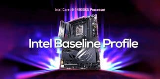BIOS ASUS Intel Baseline Profile