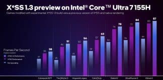 Intel XeSS 1.3 Core Ultra 7 155H