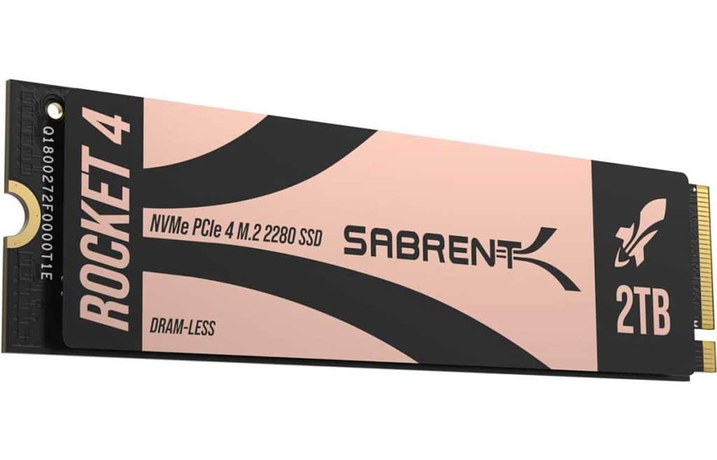 SSD Sabrent Rocket 4 : une nouvelle gamme de SSD sans DRAM