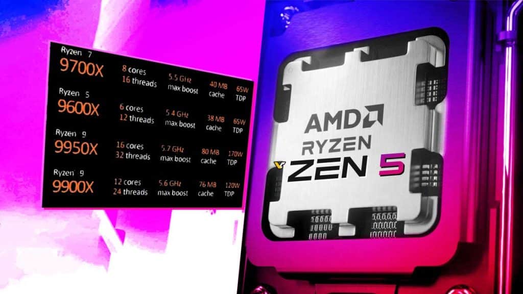 AMD Ryzen 9000 : la gamme a fuité, voici les principaux CPU
