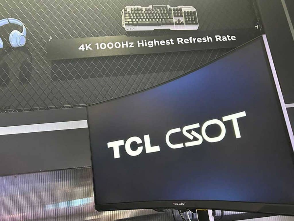 TCL présente le premier écran 4K à 1 000 Hz pour une nouvelle génération de moniteurs gaming