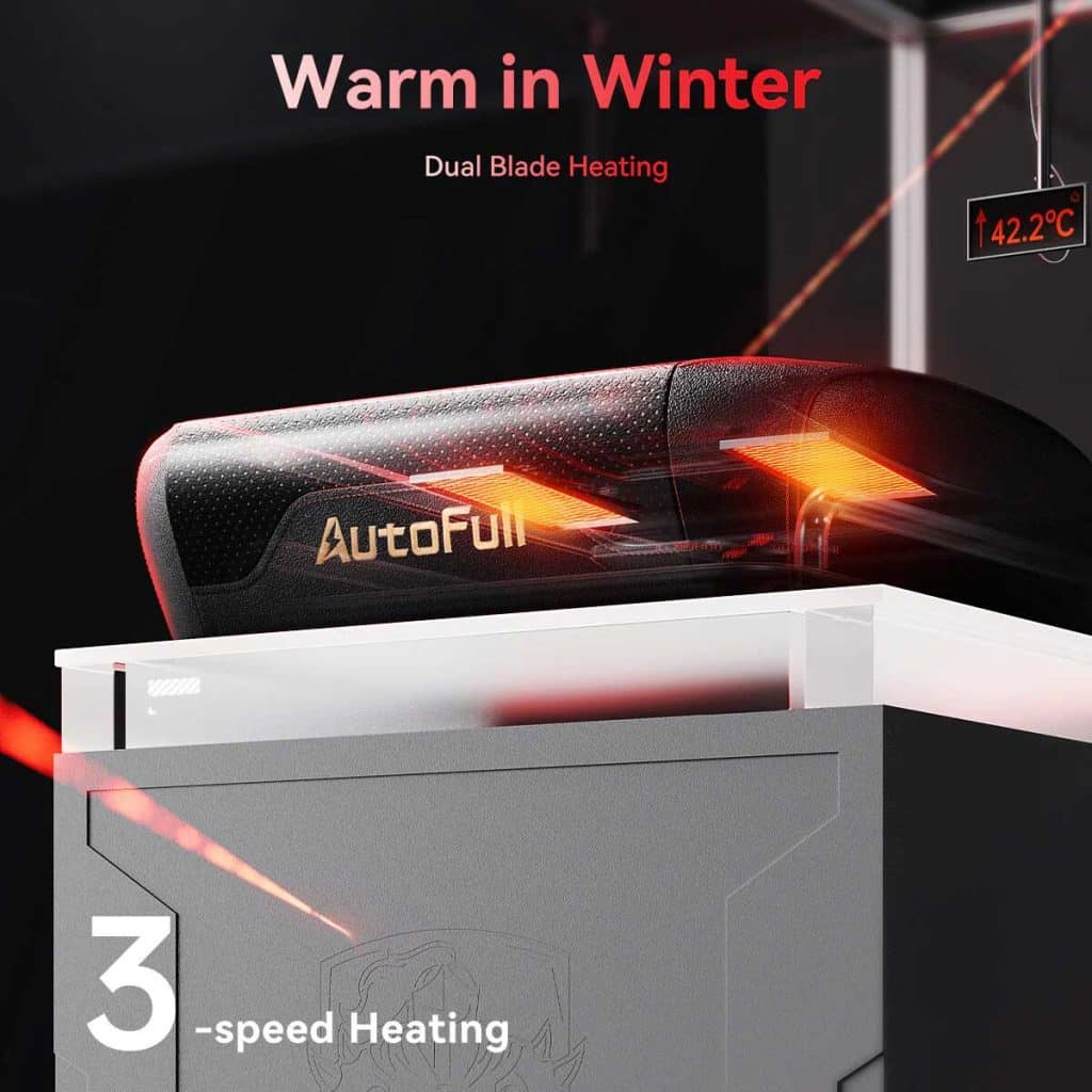 Fauteuil AutoFull M6 : un siège chauffant en hiver et ventilé en été