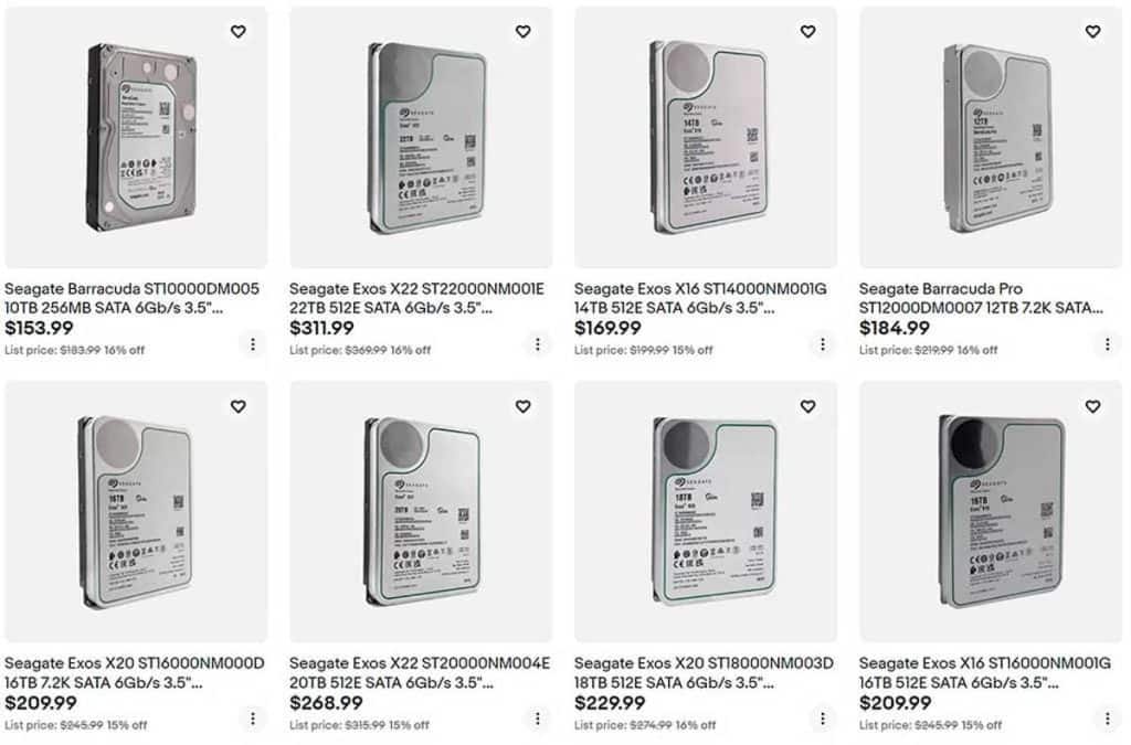 Seagate lance une boutique de HDD reconditionnés sur eBay avec garantie de 2 ans