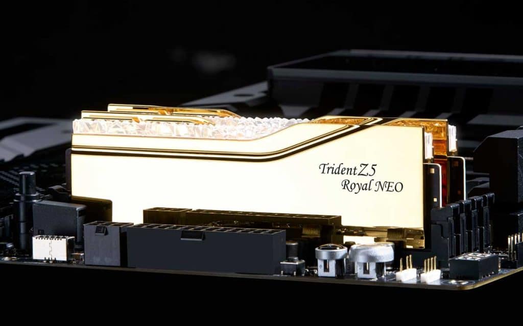 G.SKILL Trident Z5 Royal Neo : de la DDR5-8000 AMD EXPO pour Ryzen 9000