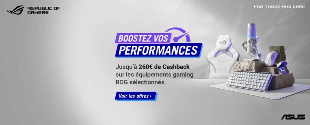 Guide d'achat : les meilleurs périphériques ASUS avec du Cashback !