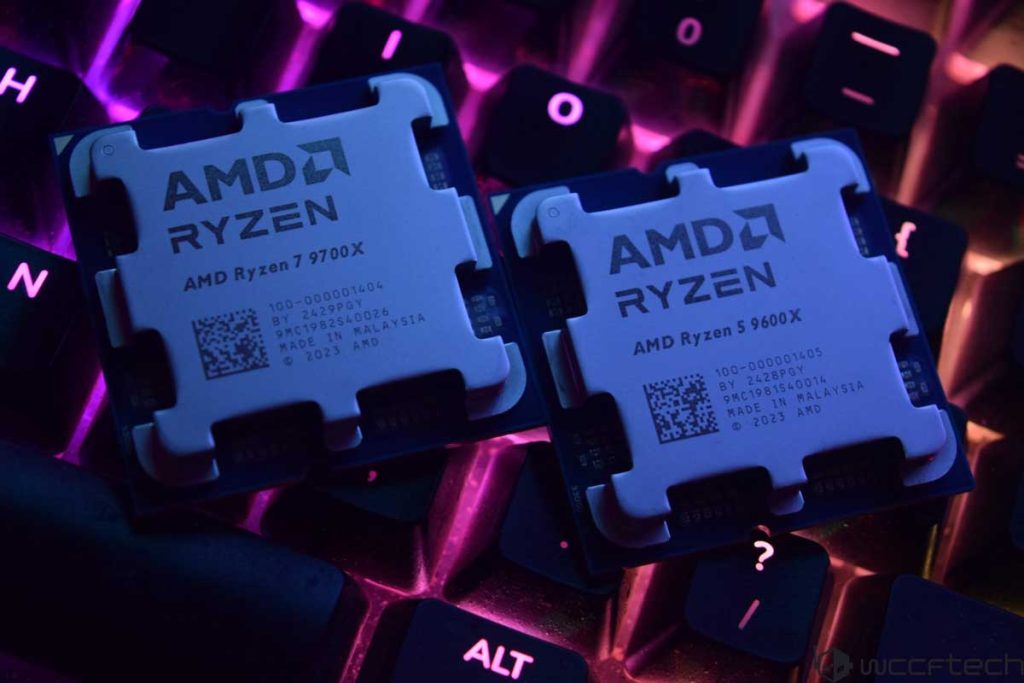 AMD Ryzen 5 9600X et R7 9700X : augmentation TDP