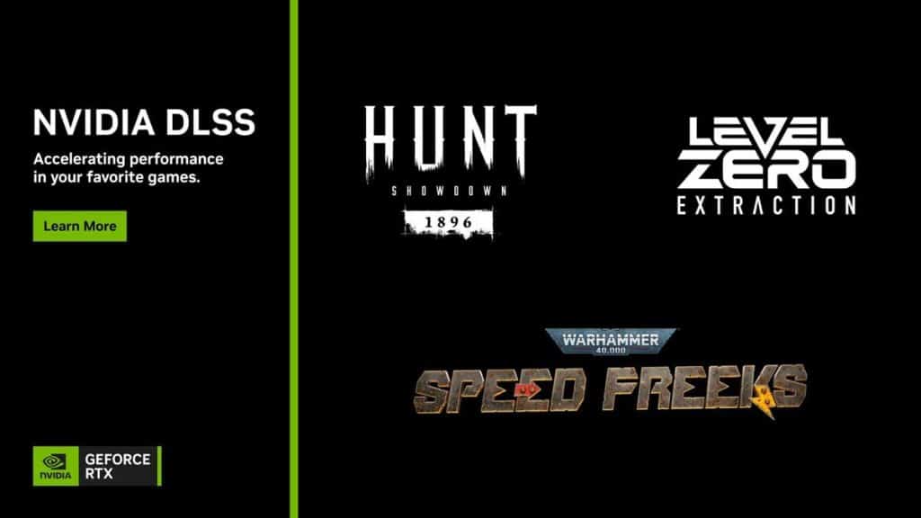 NVIDIA DLSS : trois nouveaux jeux dont Warhammer 40,000: Speed Freeeks