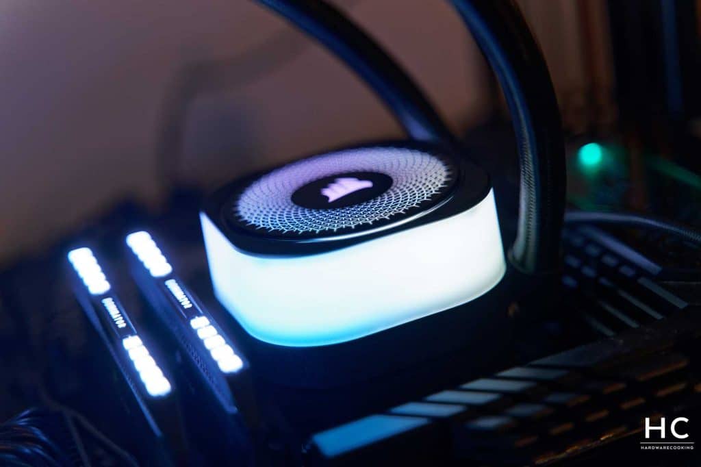 Test CORSAIR iCUE LINK TITAN 360 RX RGB