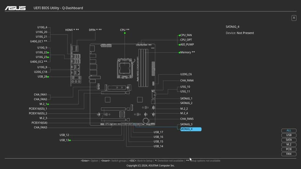 BIOS ASUS ProArt X870E CREATOR WIFI