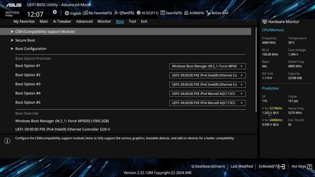 BIOS ASUS ProArt X870E CREATOR WIFI