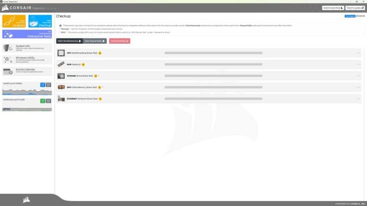 CORSAIR Diagnostics