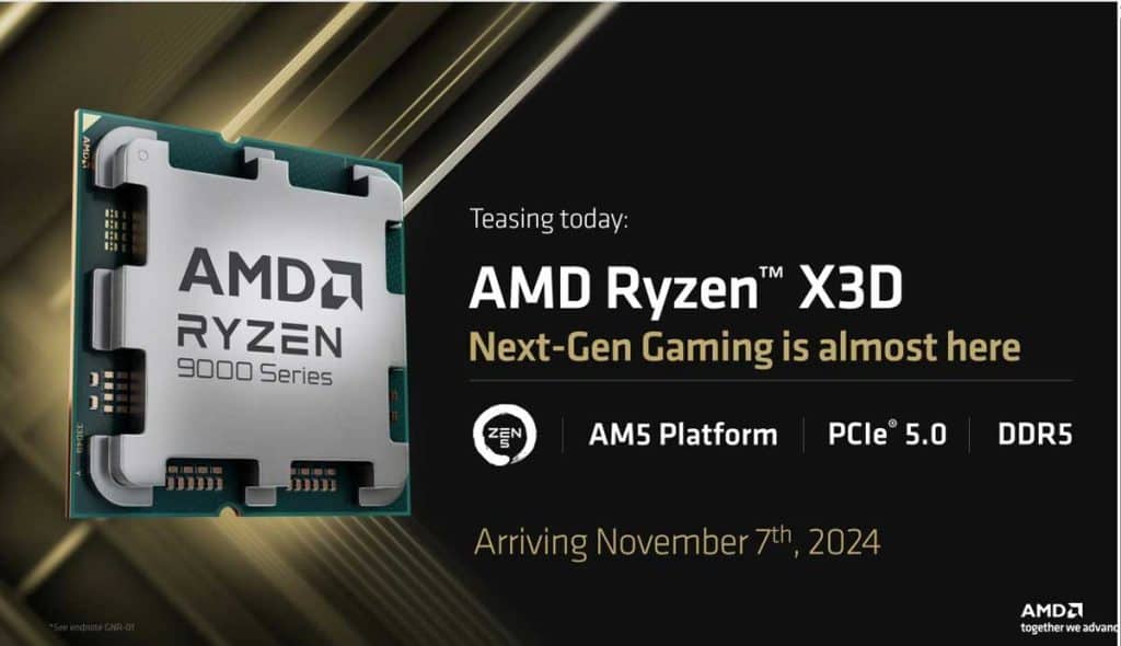 AMD Ryzen 7 9800X3D : jusqu'à 35% plus rapide que le 7800X3D ?